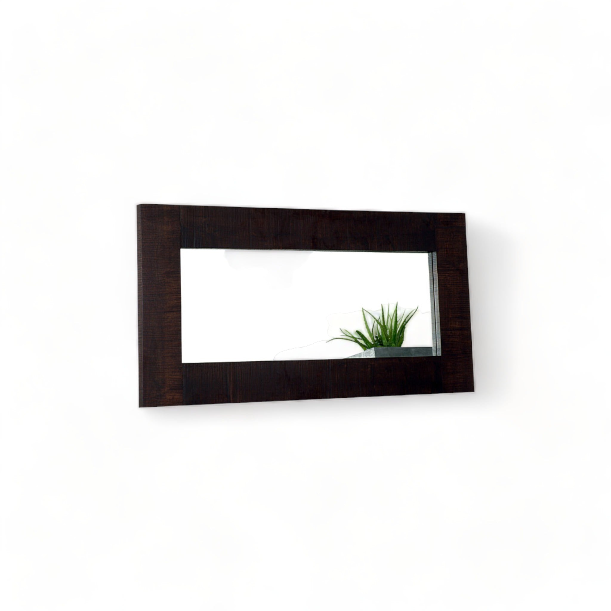 Zen Rectangle Espresso Mirror (only 1)
