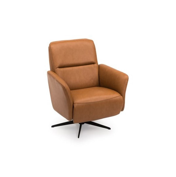 Riva Cognac Leather Power Motion Recliner