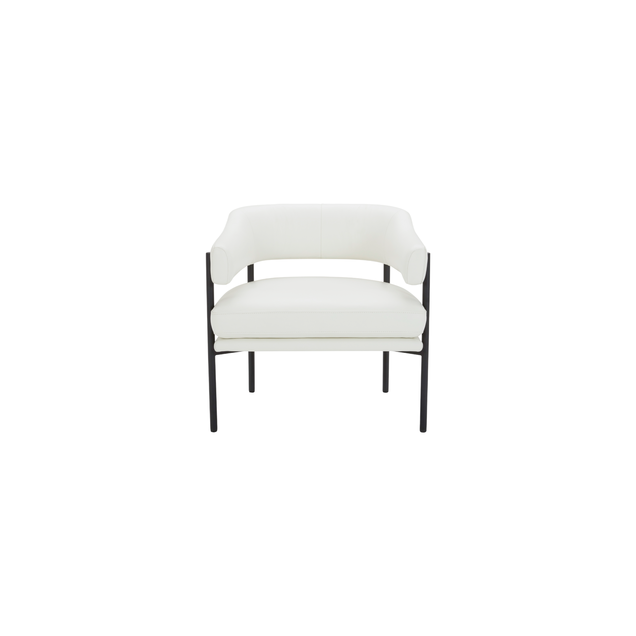 Silves White Lounge Chair