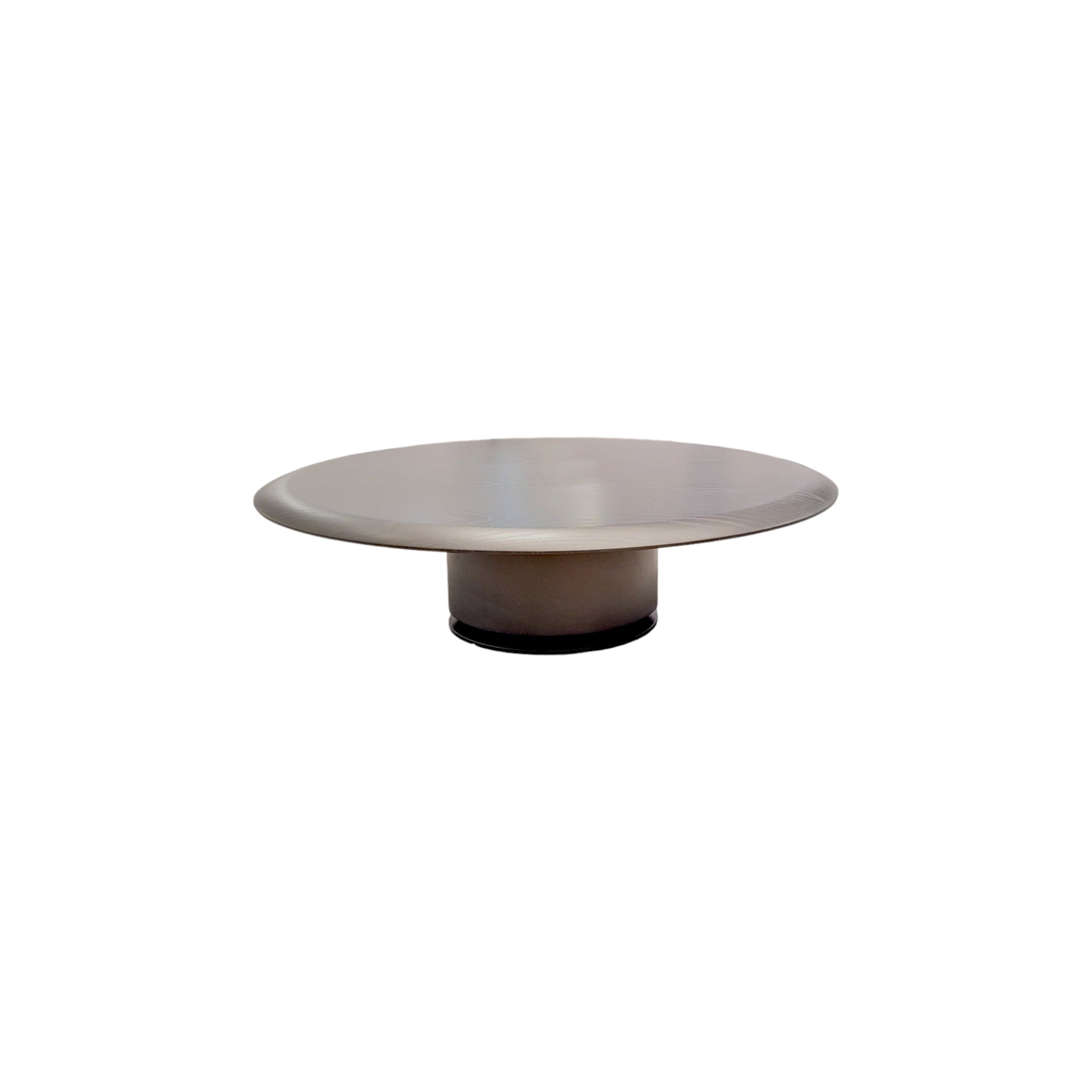 Cisa Graphite Oak Round Small Coffee Table
