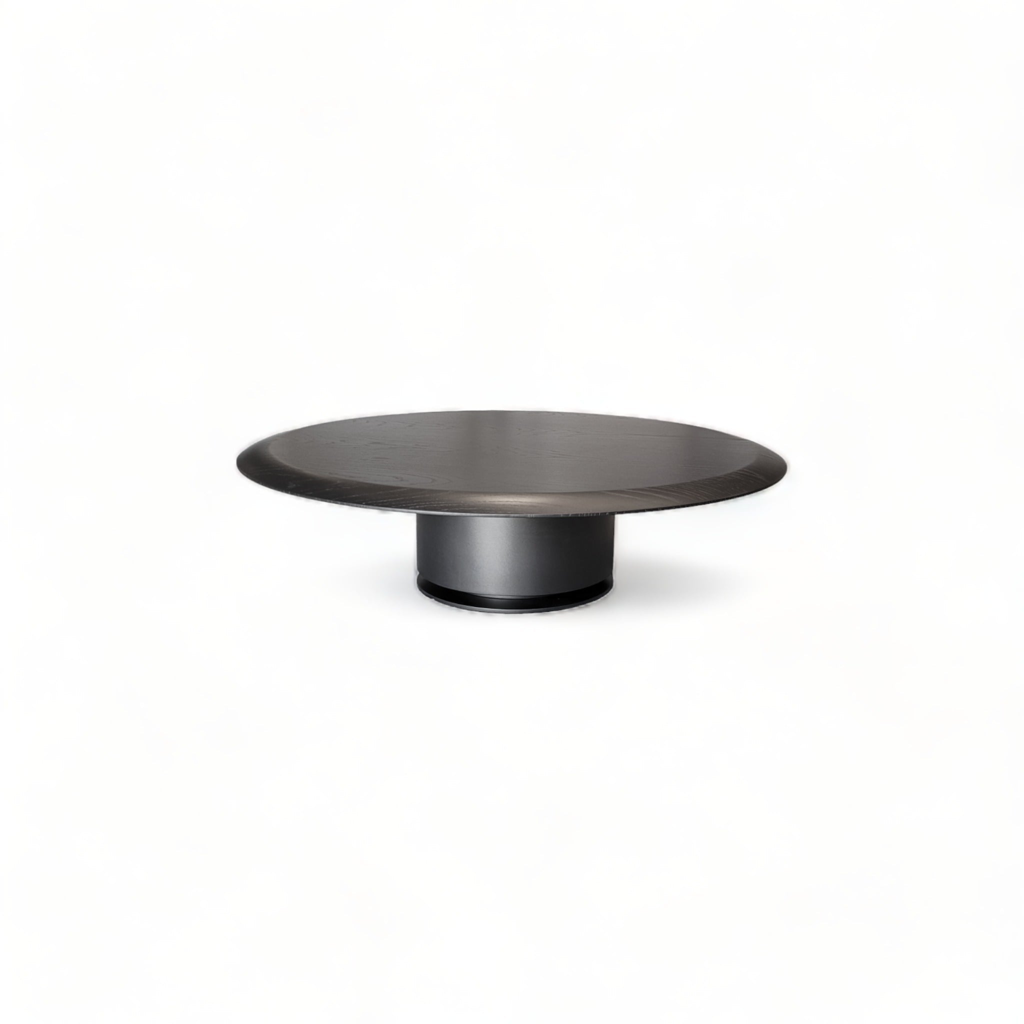 Cisa Graphite Oak Round Small Coffee Table