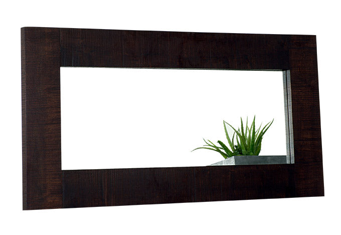 Zen Rectangle Espresso Mirror (only 1)