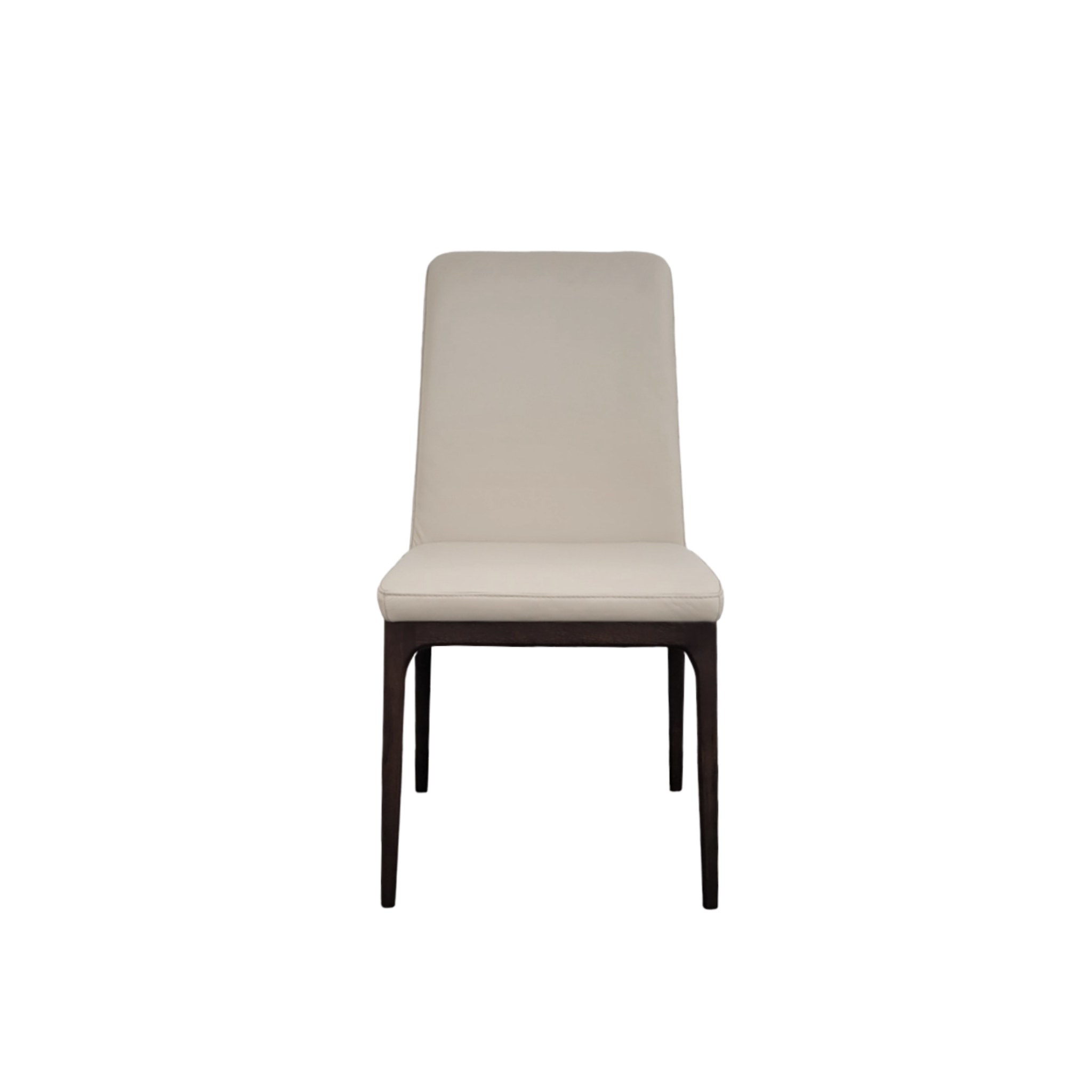 Nomad Wheat Leather and Espresso Dining Chair