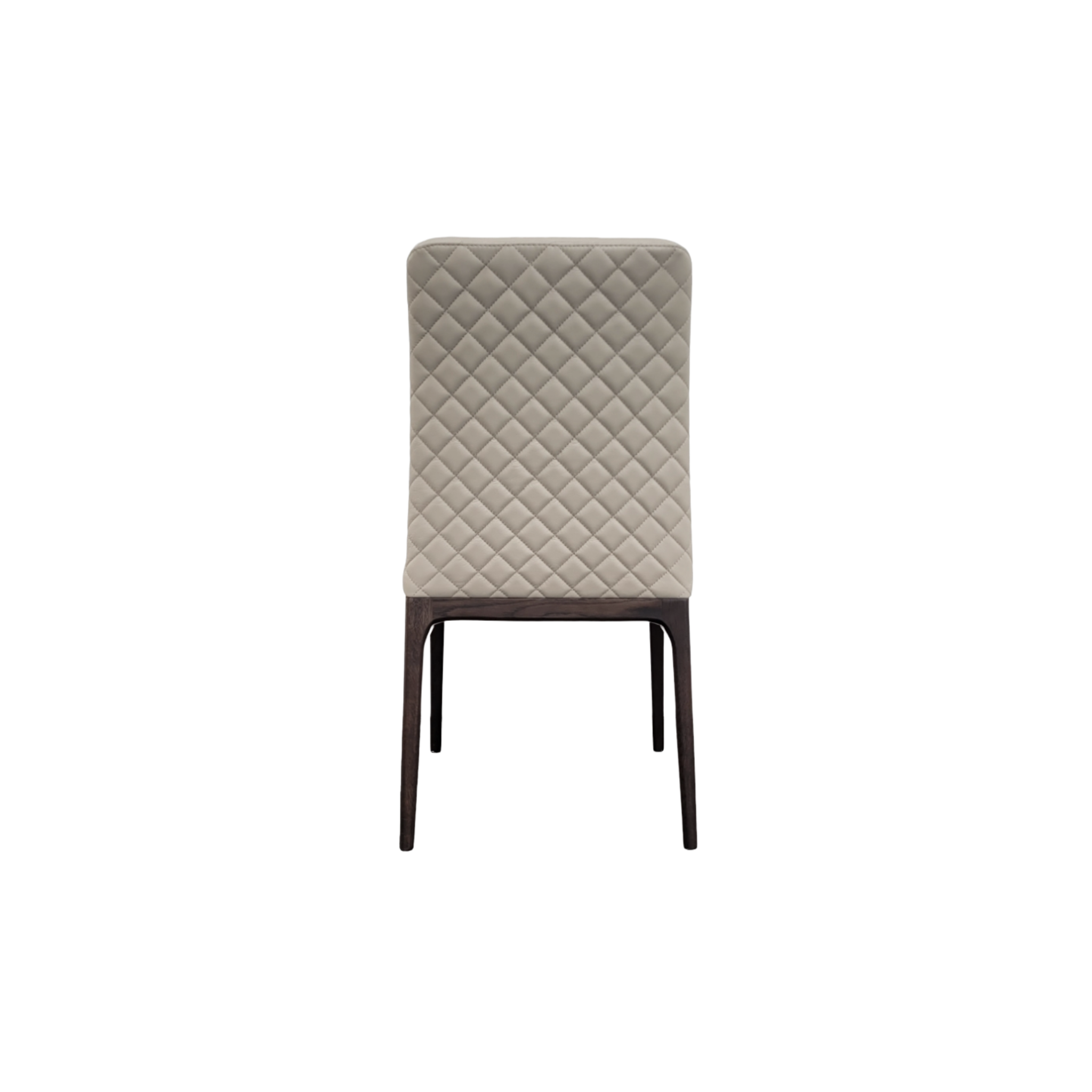Nomad Wheat Leather and Espresso Dining Chair