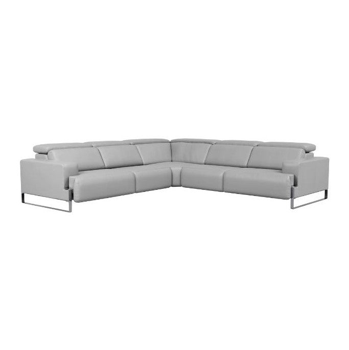 Valletta Leather Reclining Sectional