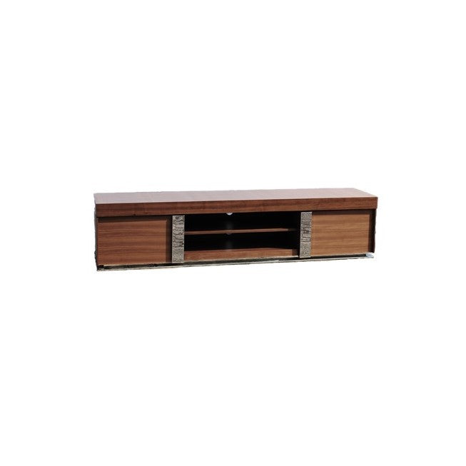 Biesse Walnut Entertainment TV Stand