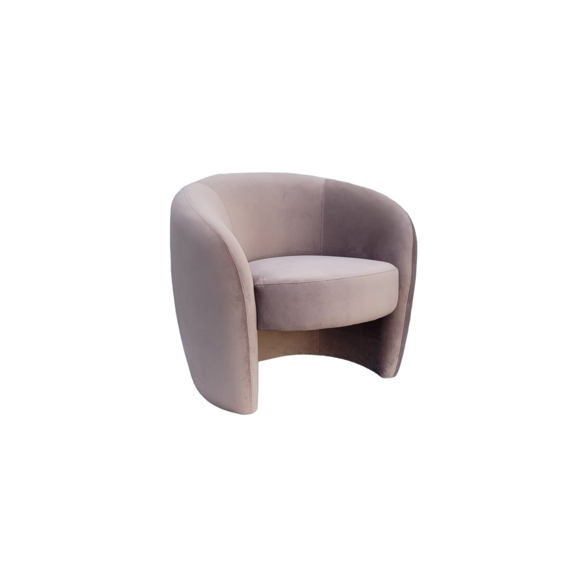 Tortona Mushroom Taupe Lounge Chair