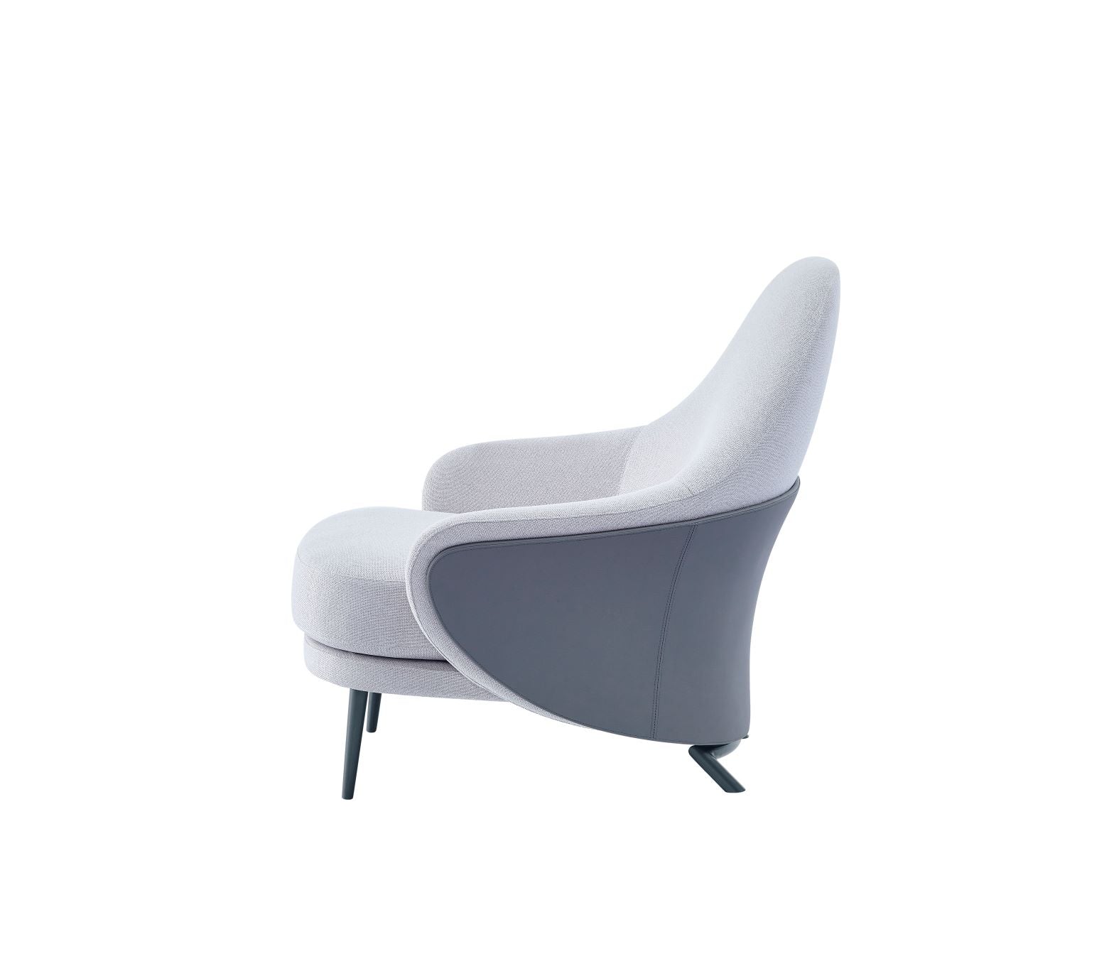 Liege Light Grey Lounge Chair