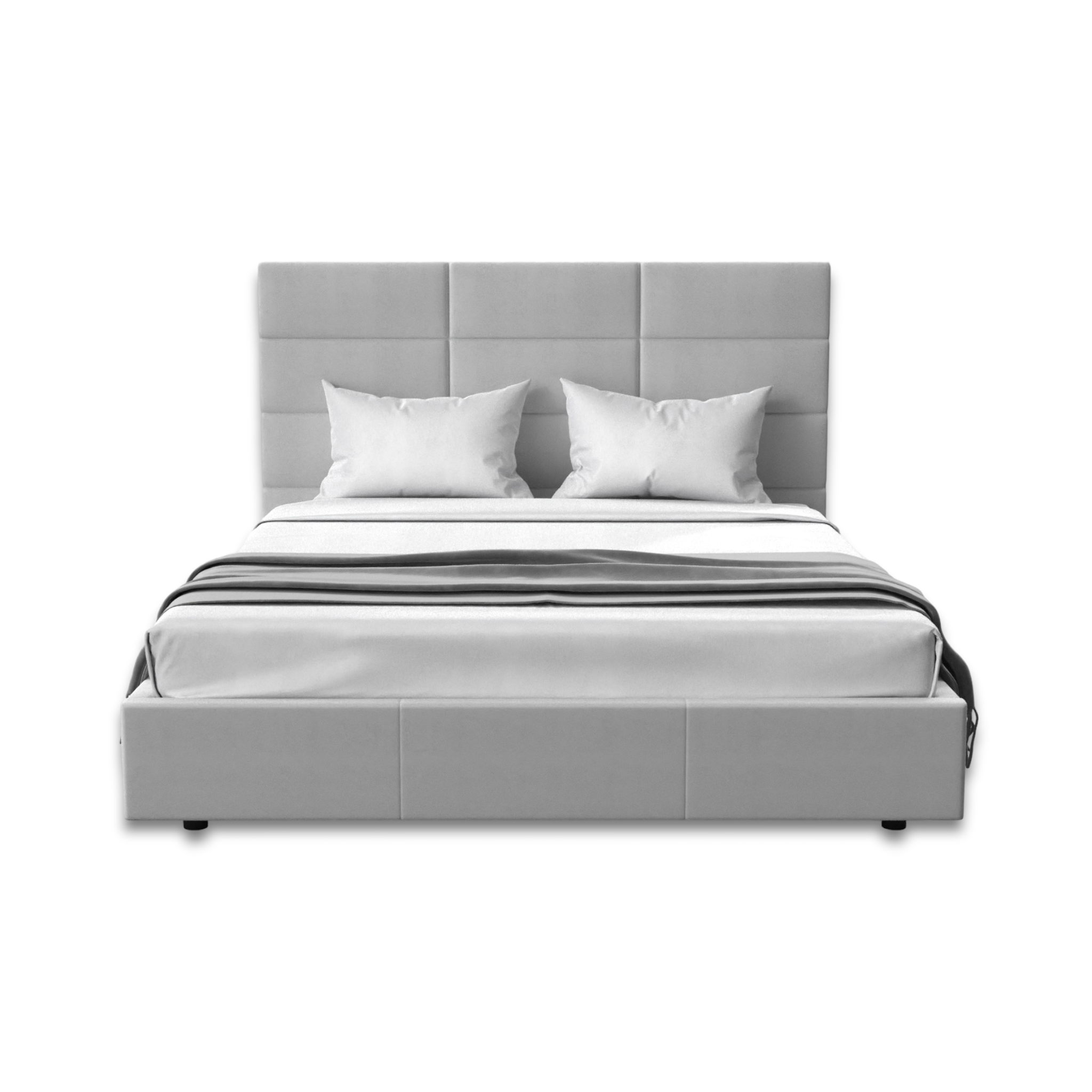 Champs Light Grey Bed