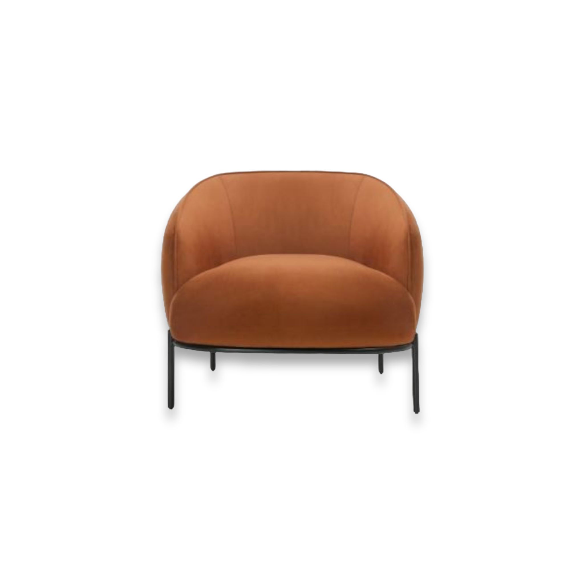 Rhone Orange Lounge Chair