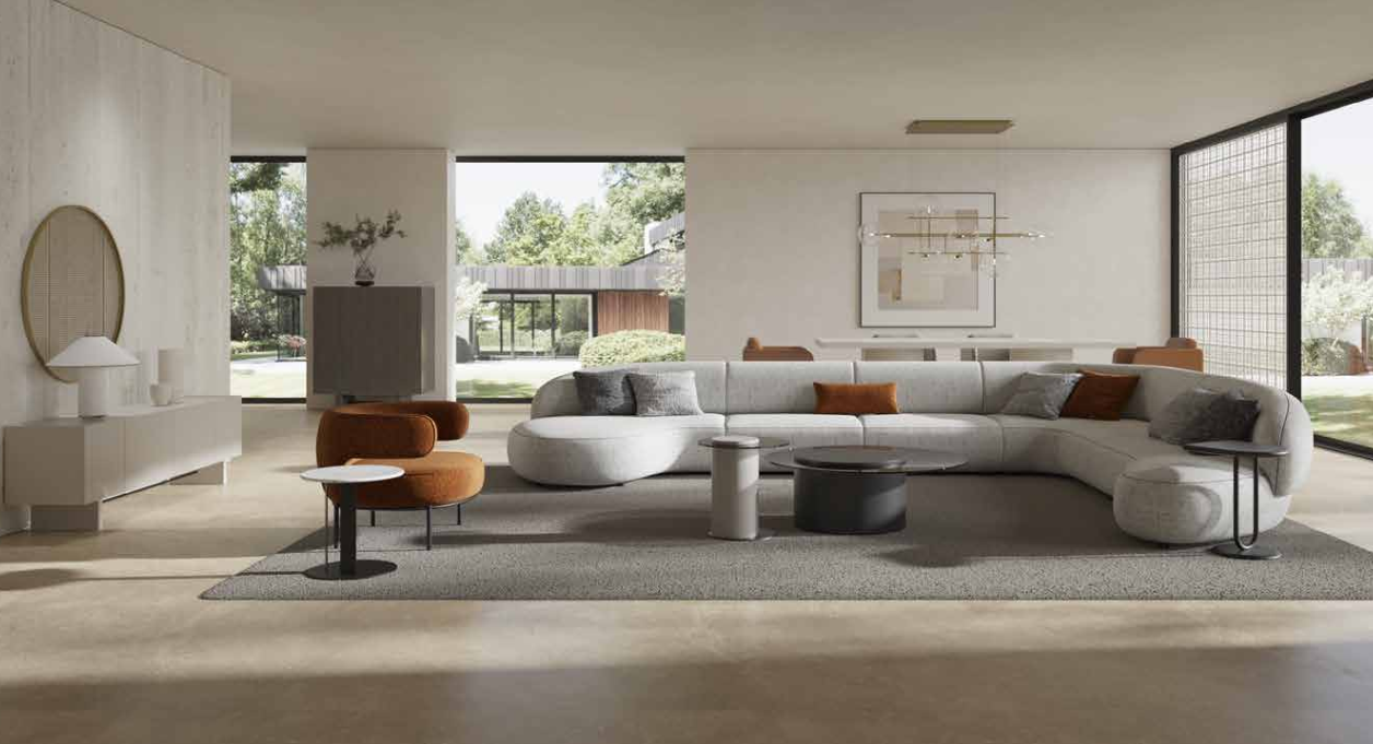 Trending Furniture Styles for 2024: Light Colors, Organic Shapes, and Curvy Designs for Relaxation