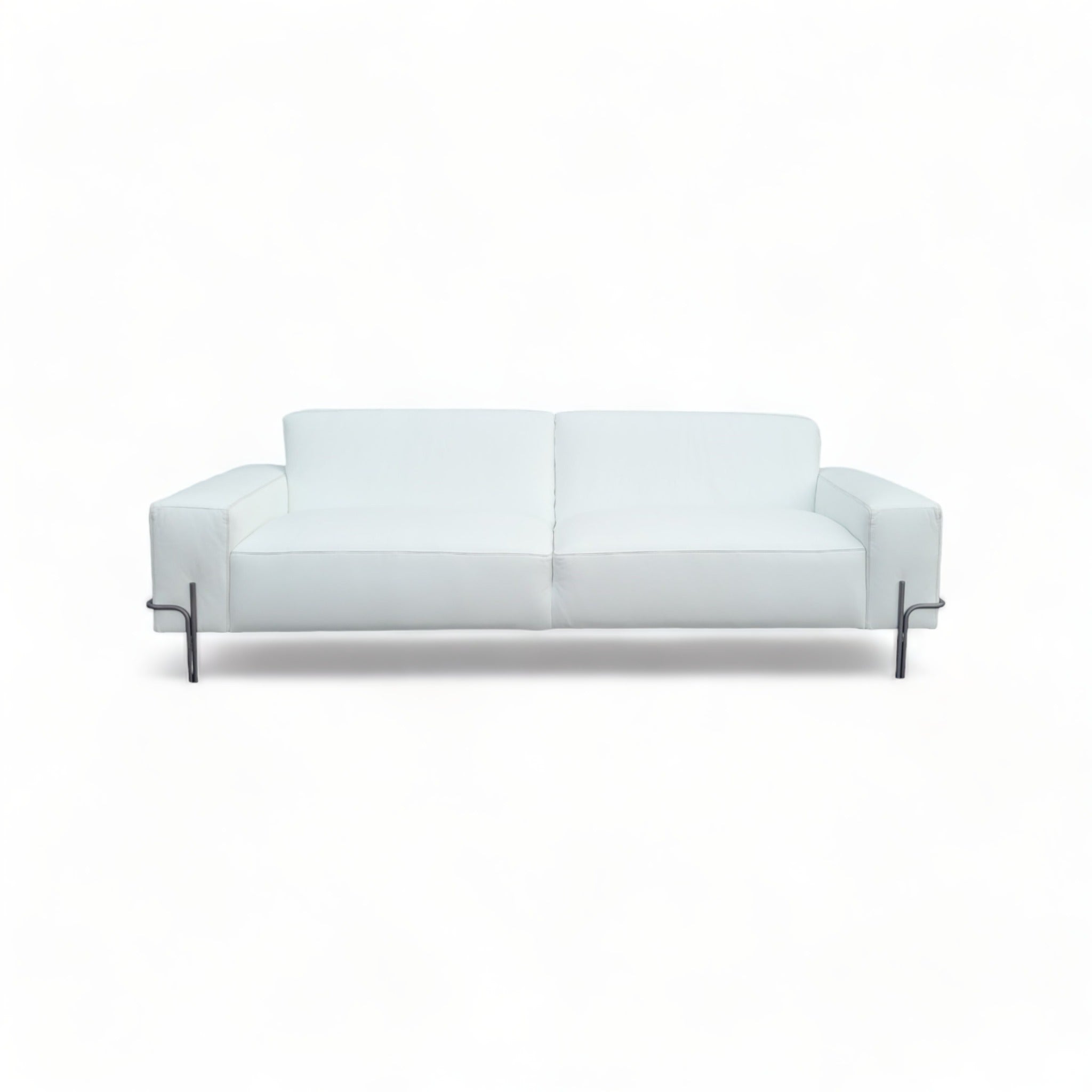 Anis White Leather Sofa (Only 1)