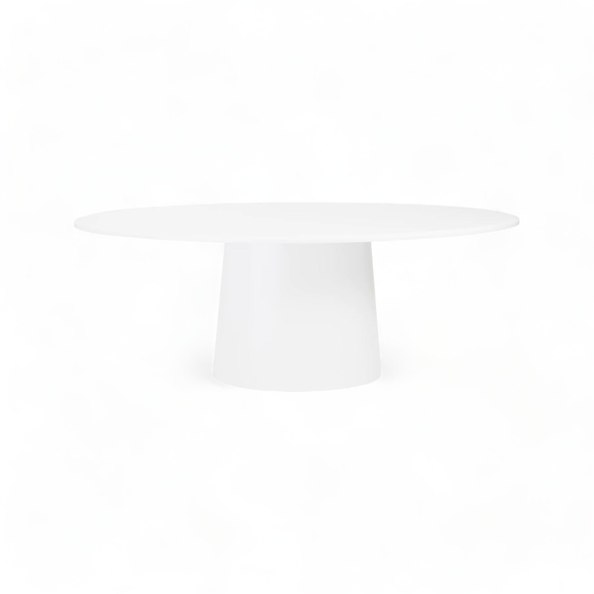 Deodat White Oval Dining Table (Only 1)