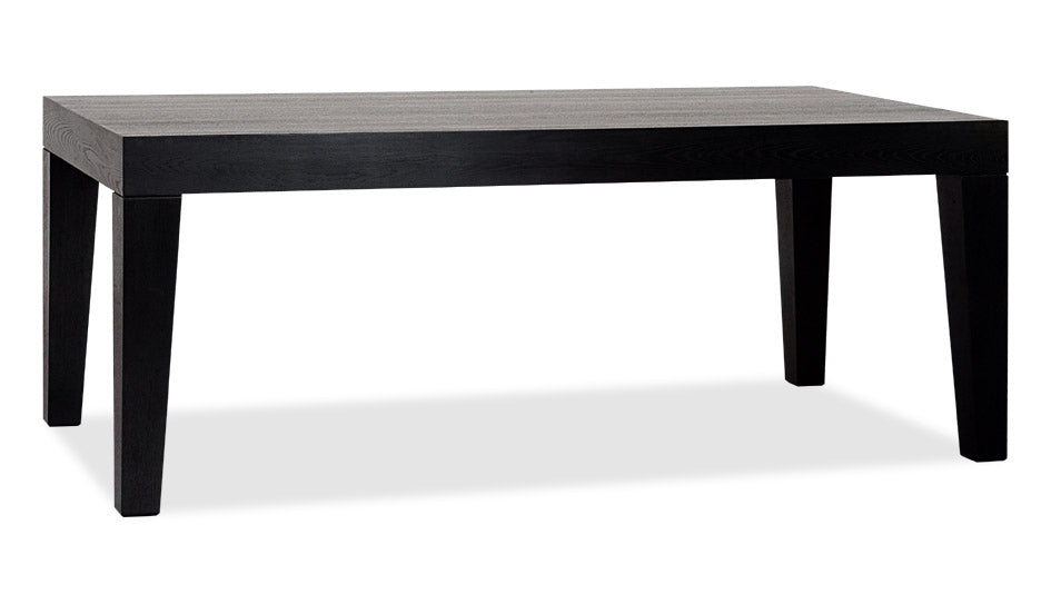 Accento Rectangle Black Dining Table