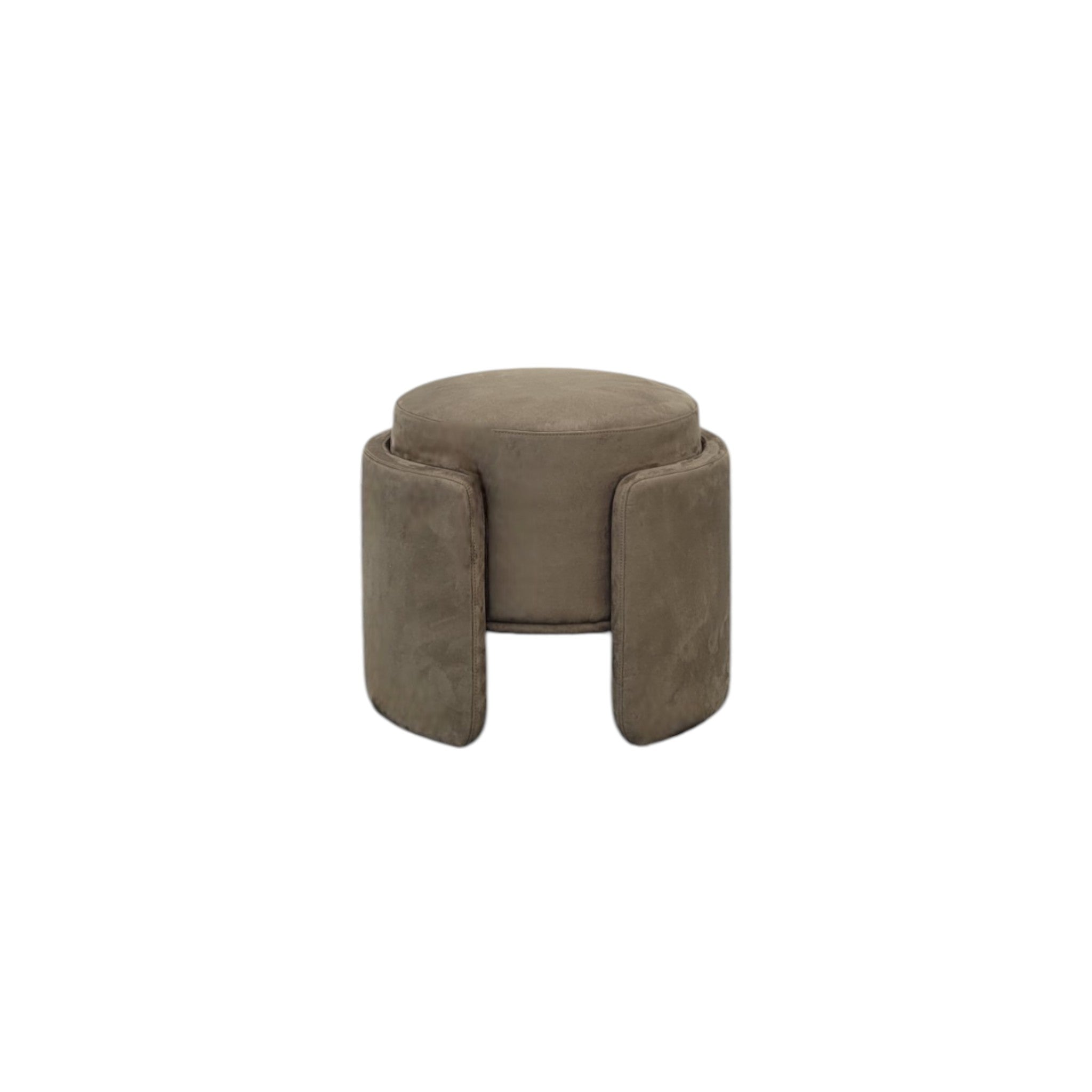Gubbio Green Stool