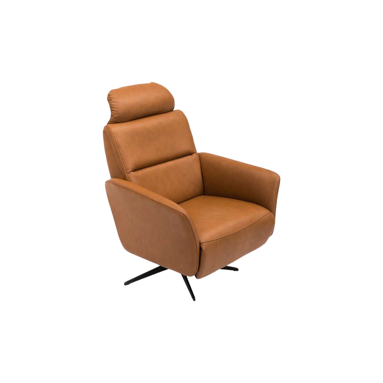Riva Cognac Leather Power Motion Recliner