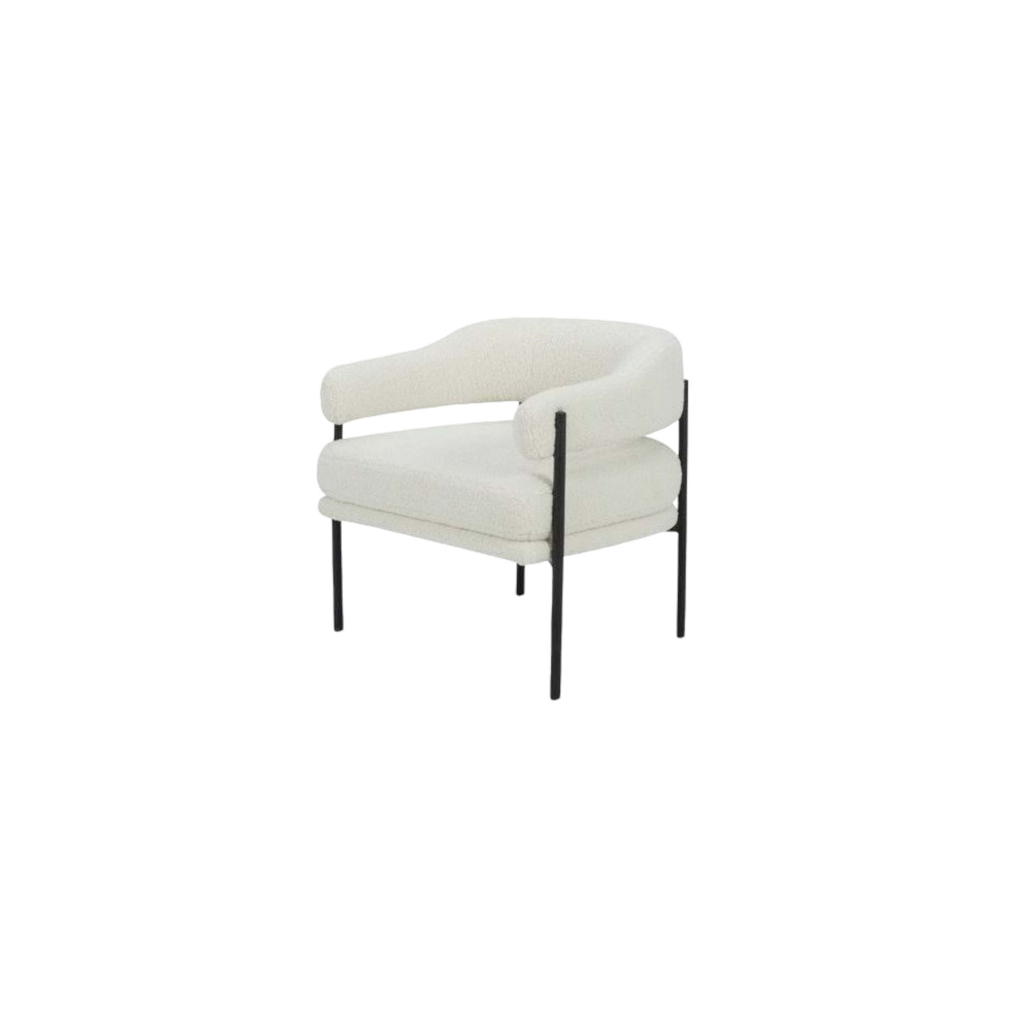 Silves White Lounge Chair