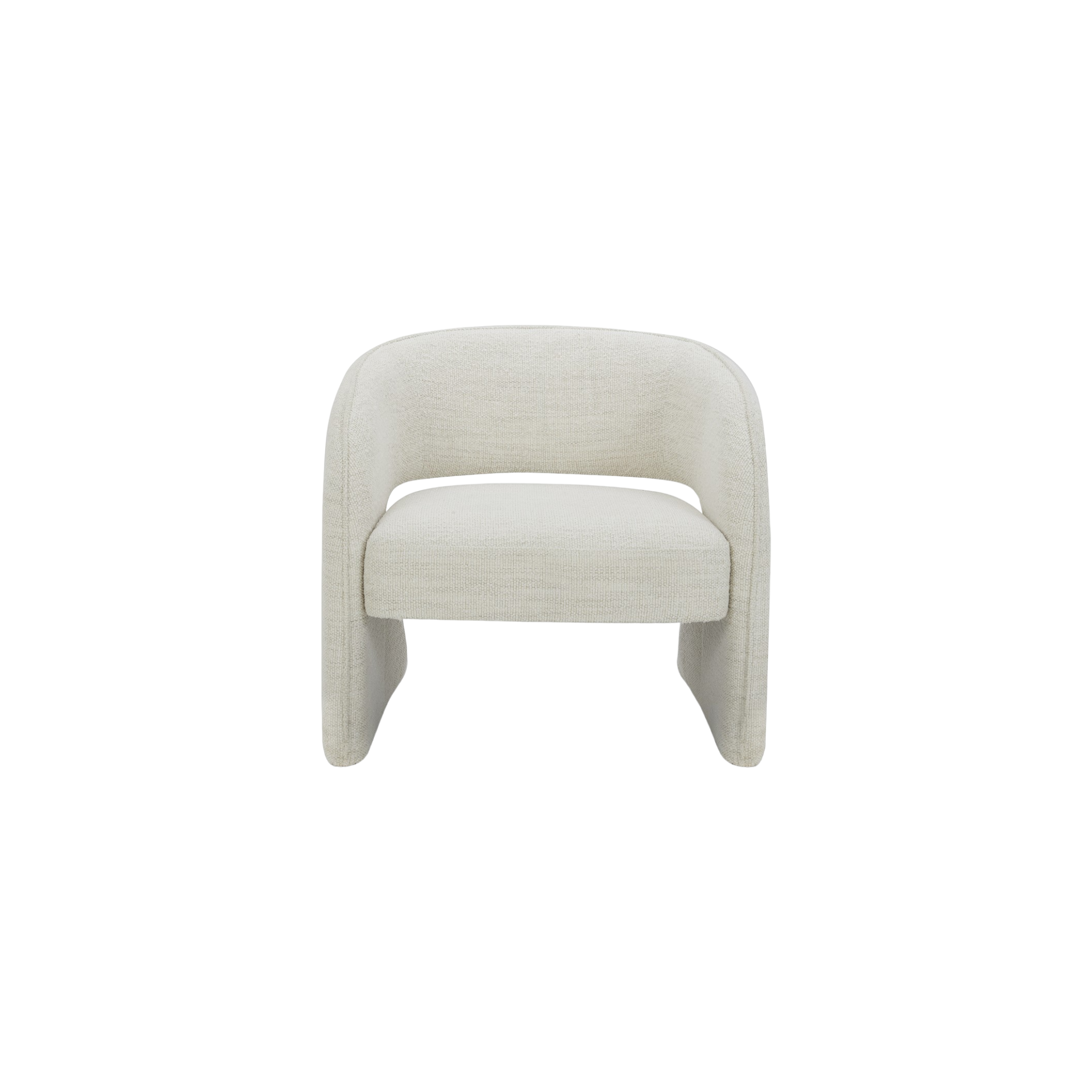Kilkis White Lounge Chair