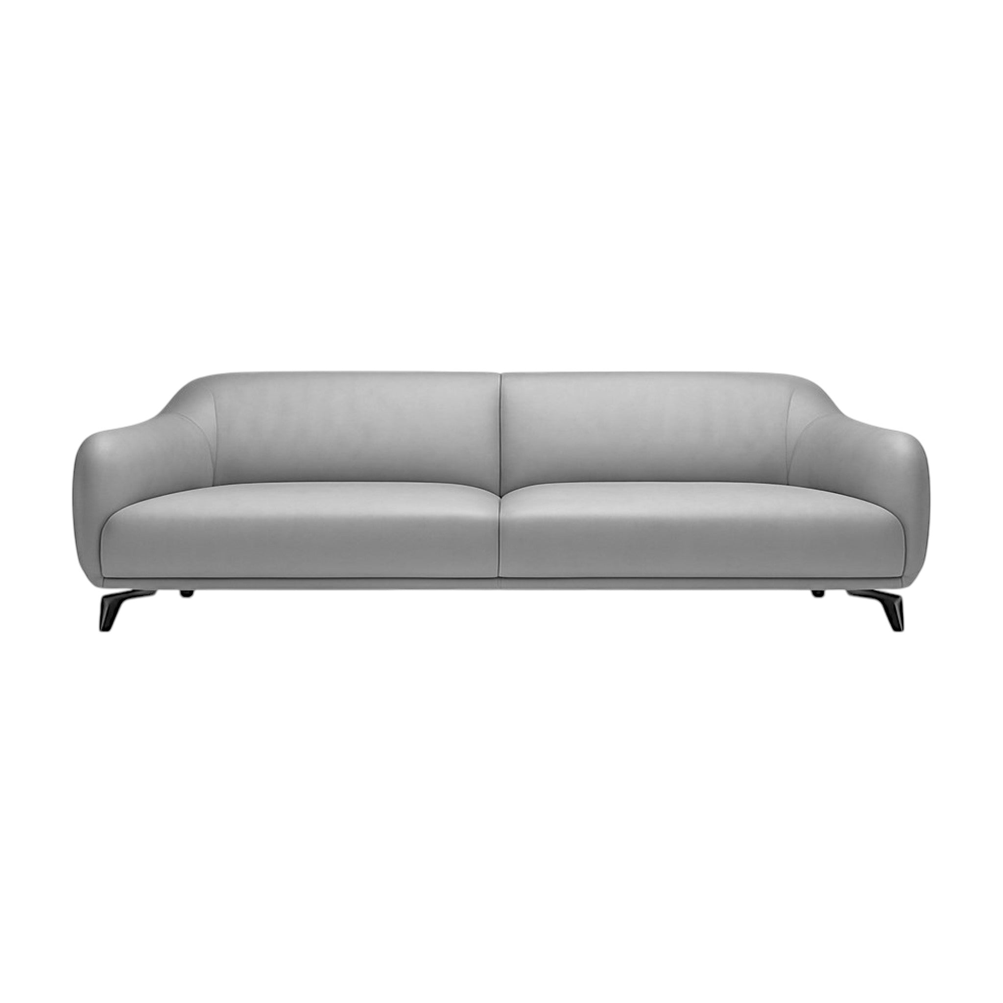 Kailesh Grey Leather Sofa