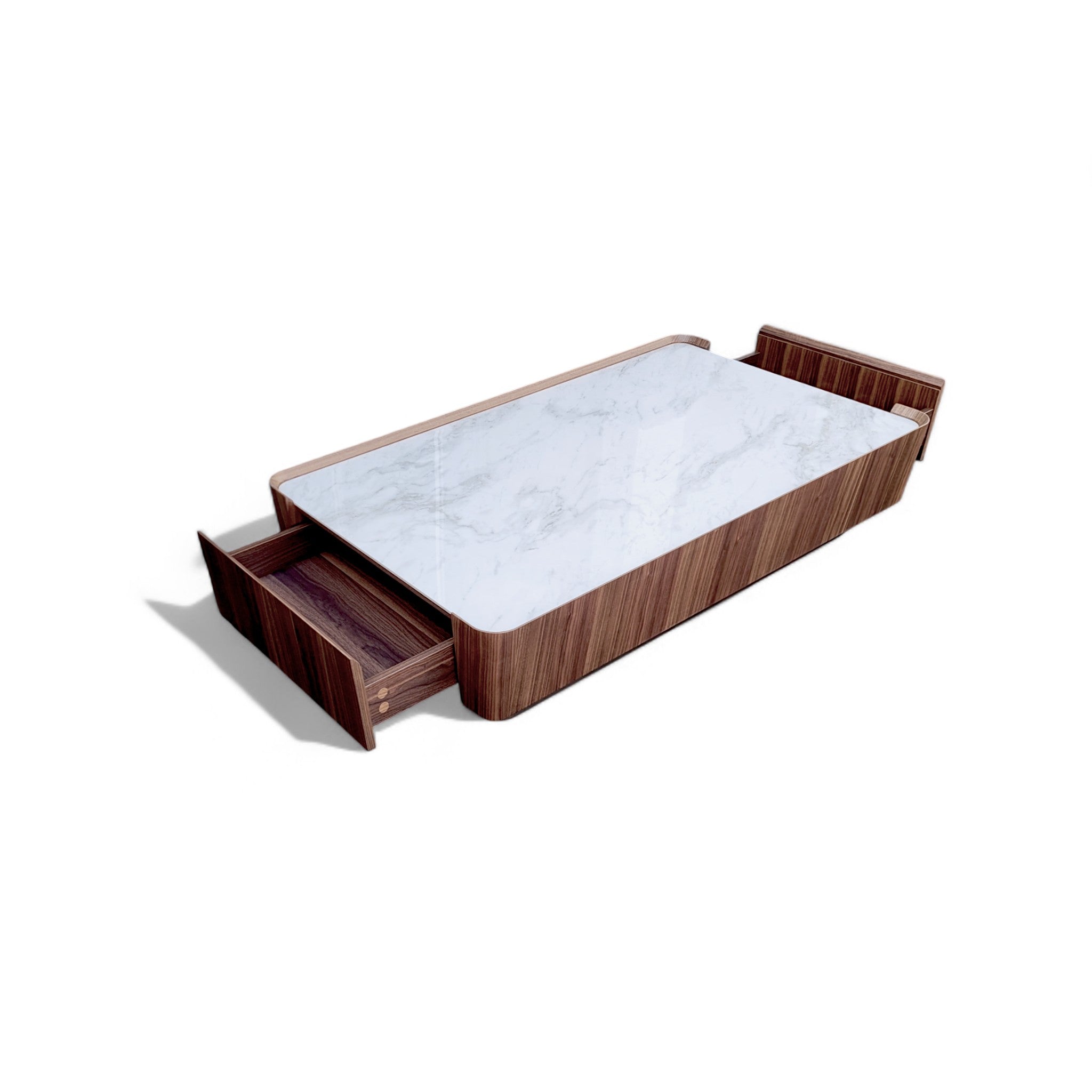 Ora Walnut Rectangle Coffee Table