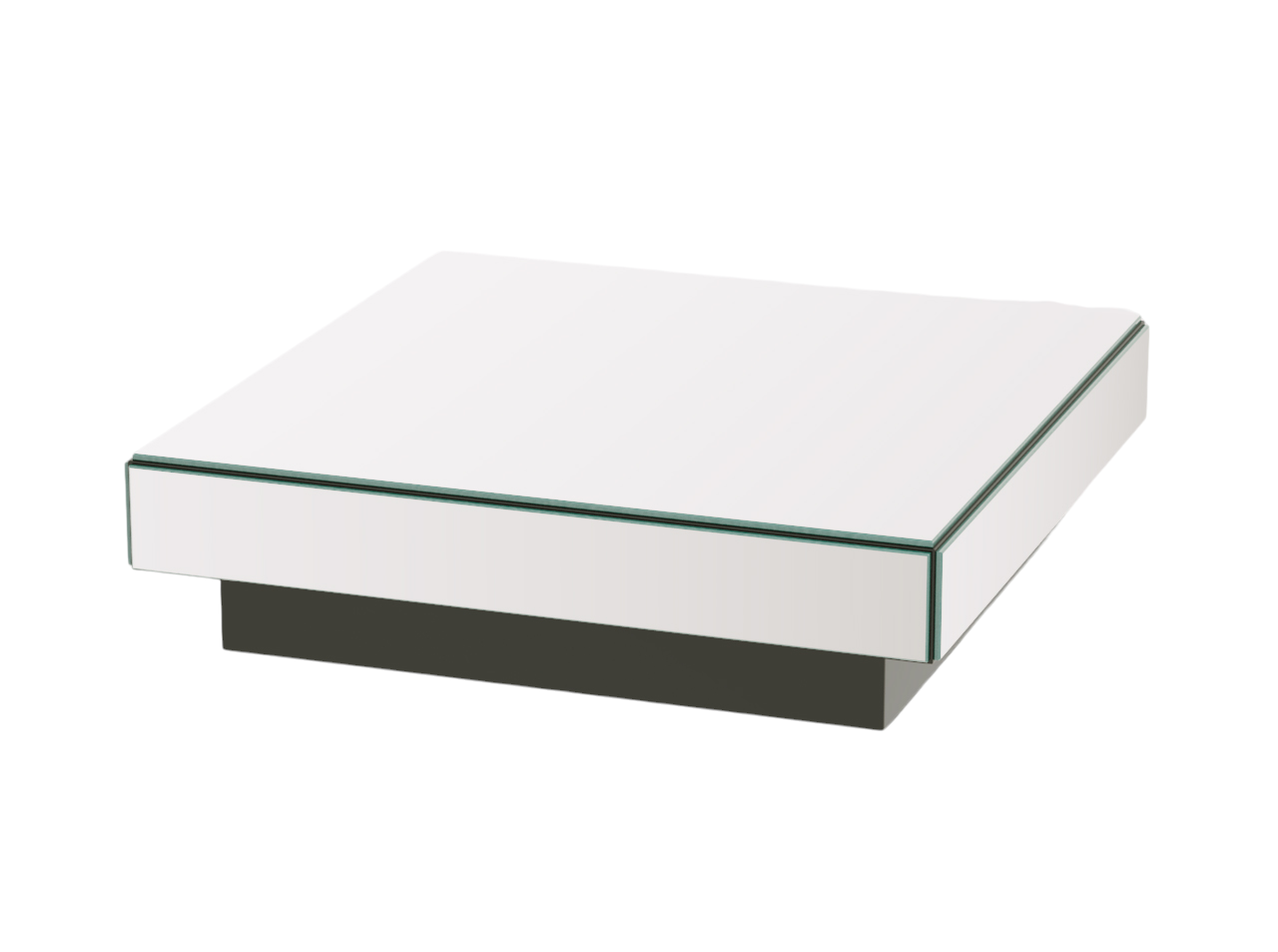 Reflex Mirrored Square Coffee Table