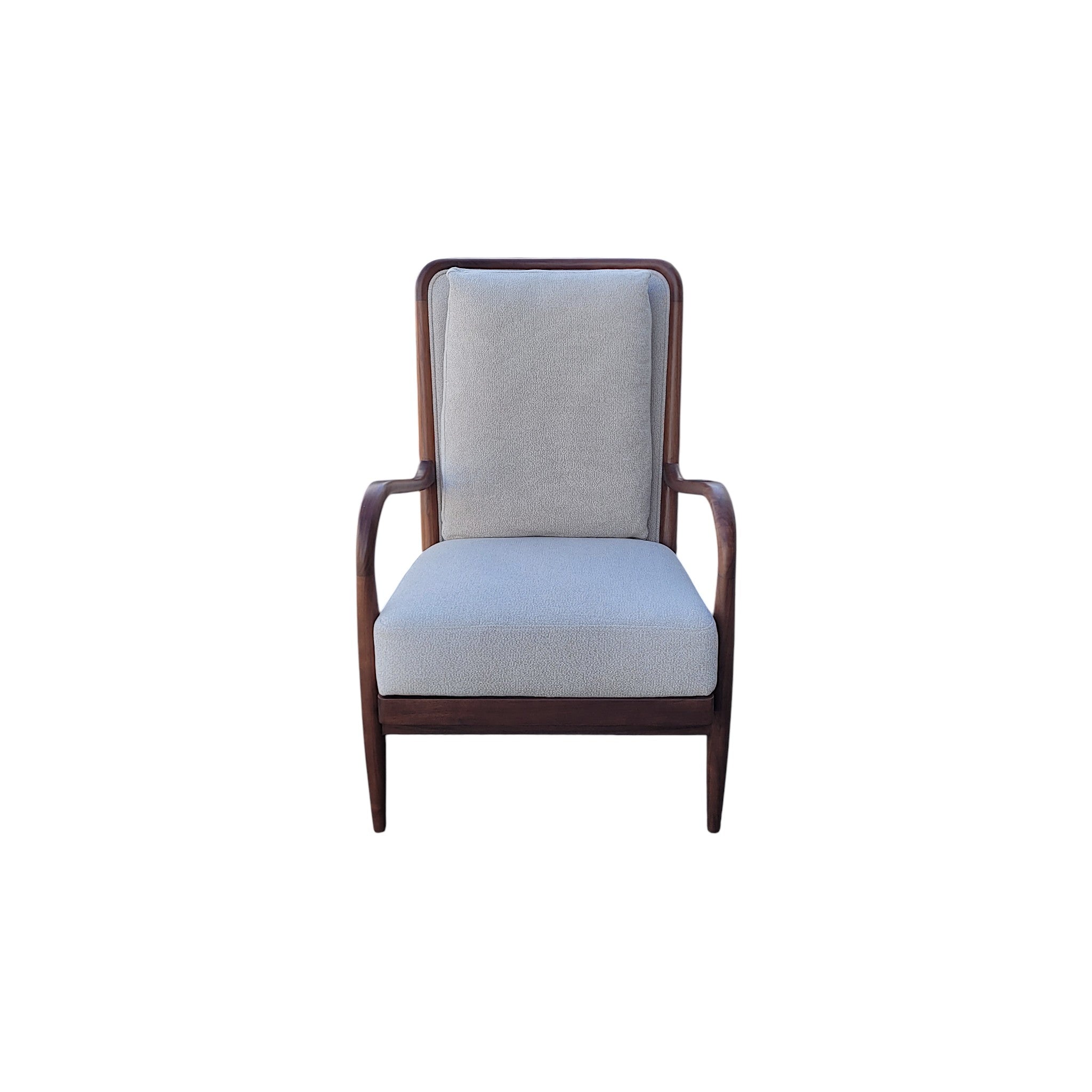 Lenox Walnut Lounge Chair