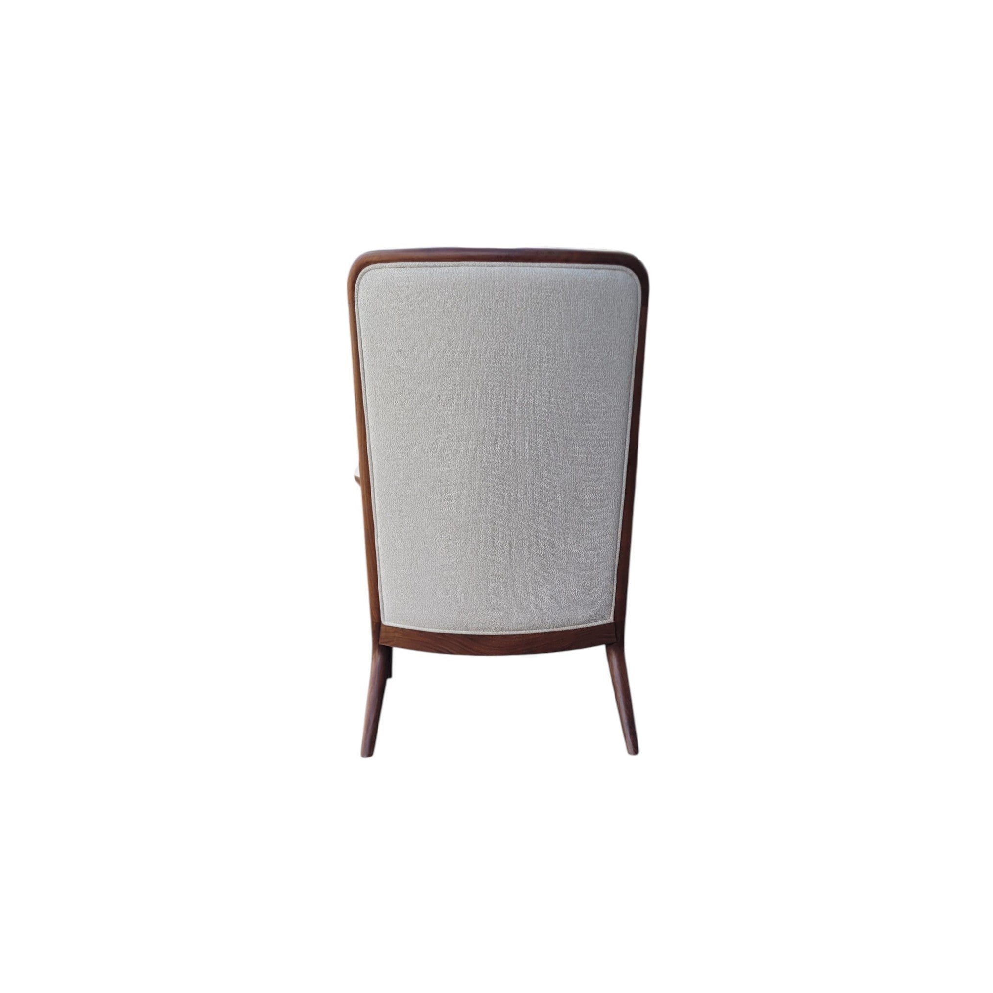 Lenox Walnut Lounge Chair