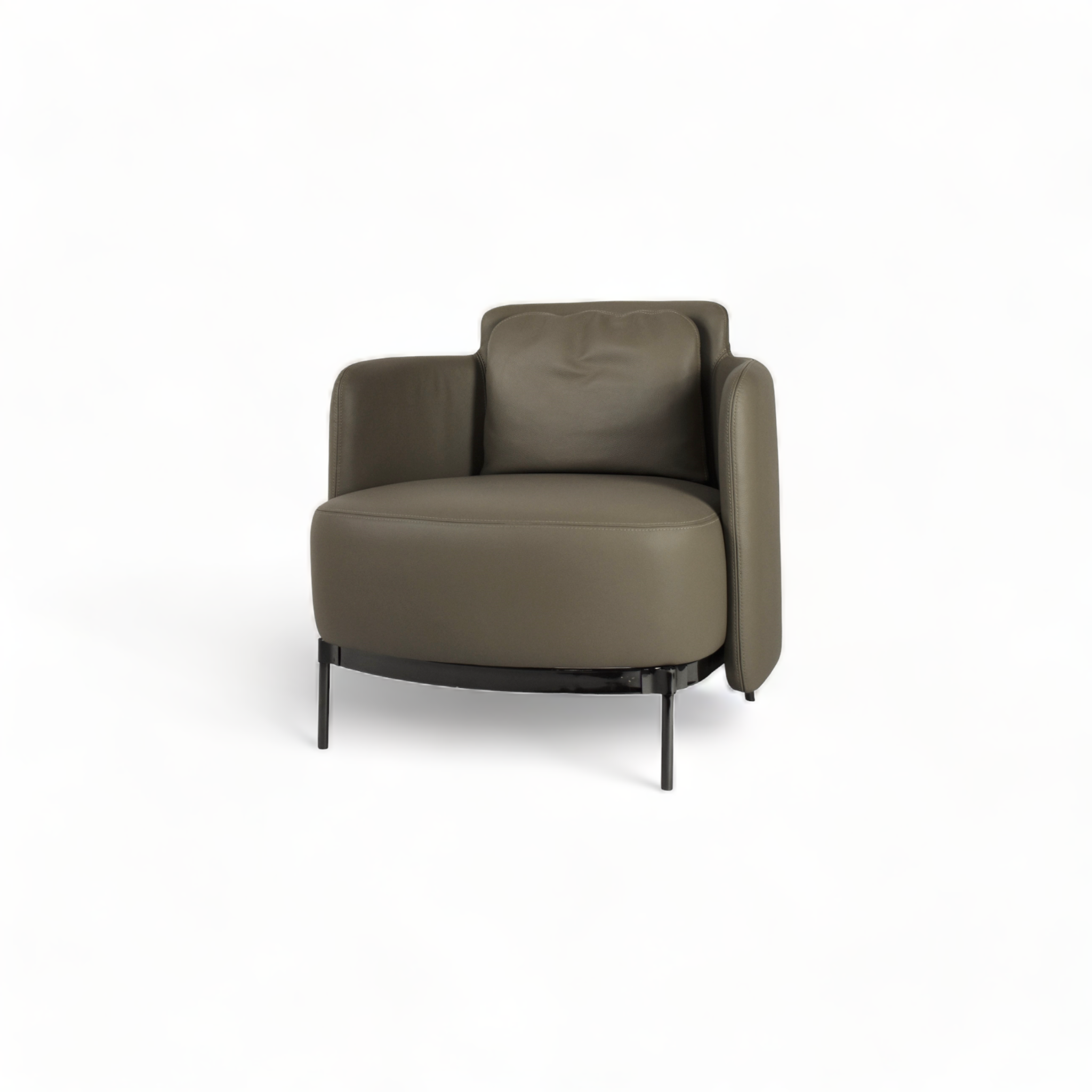 Darby Dark Taupe Lounge Chair