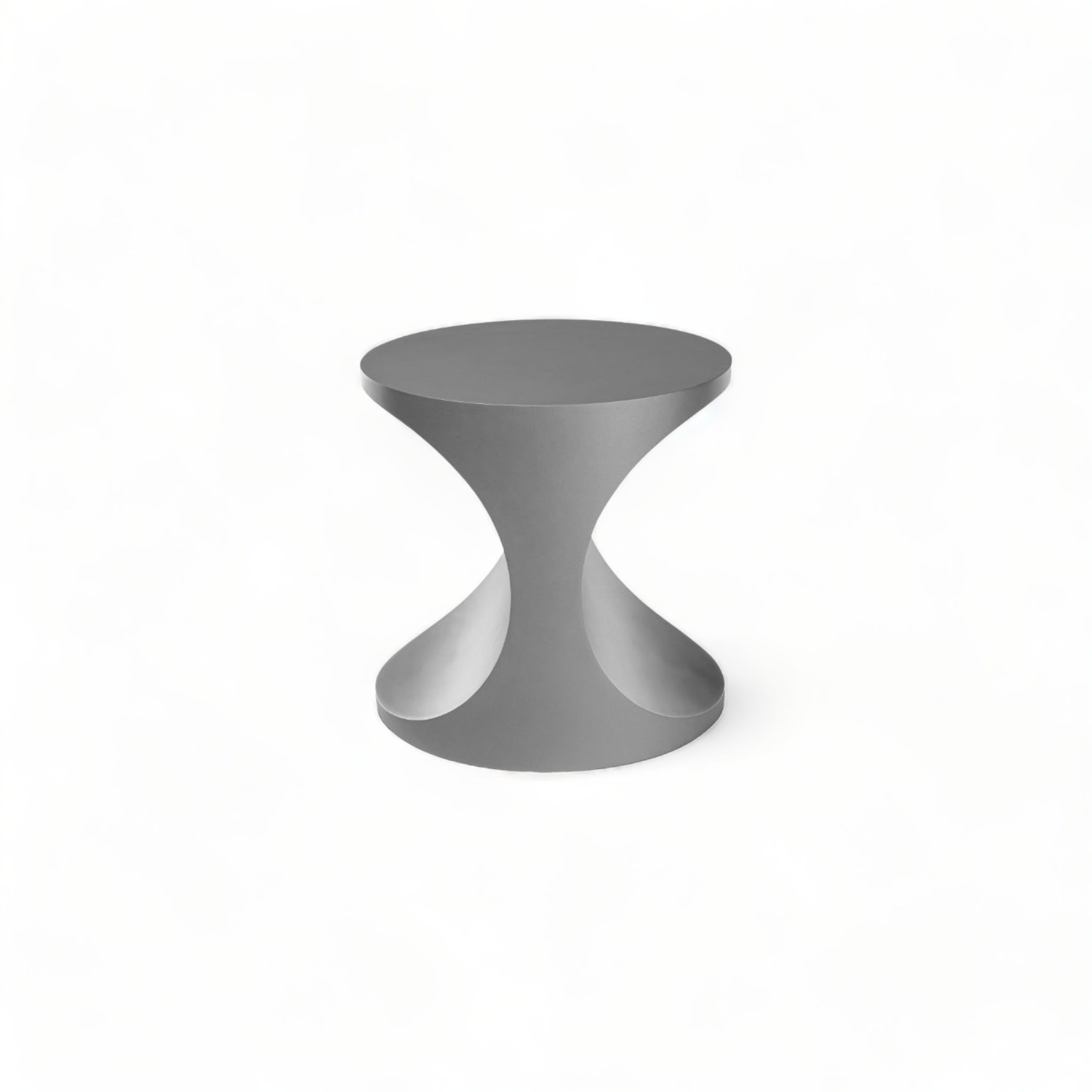 Apple Graphite Round Side Table