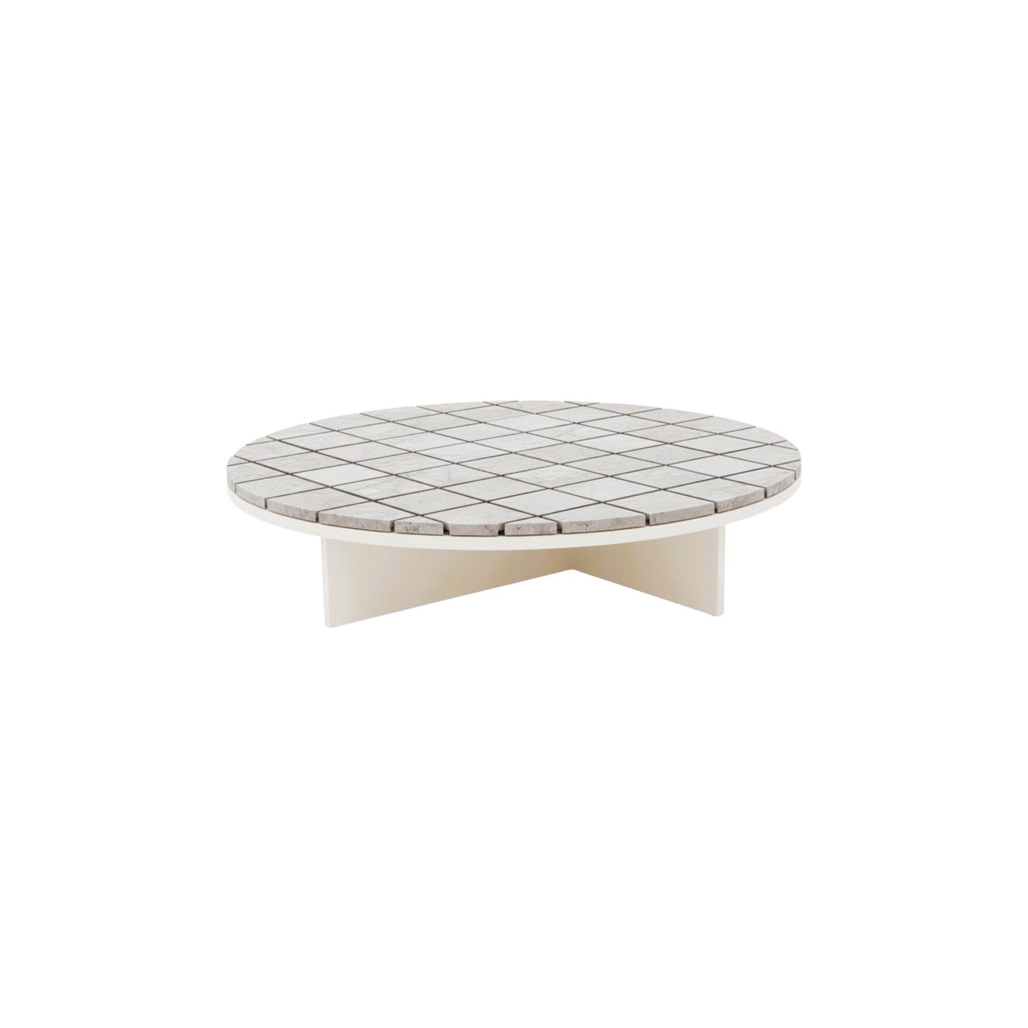 Tyle Round Coffee Table - Marble