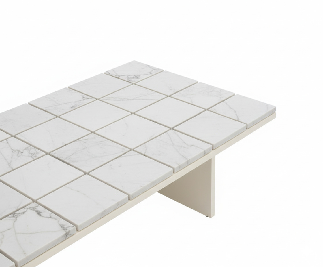 Tyle Rectangle Montblanc Marble Coffee Table