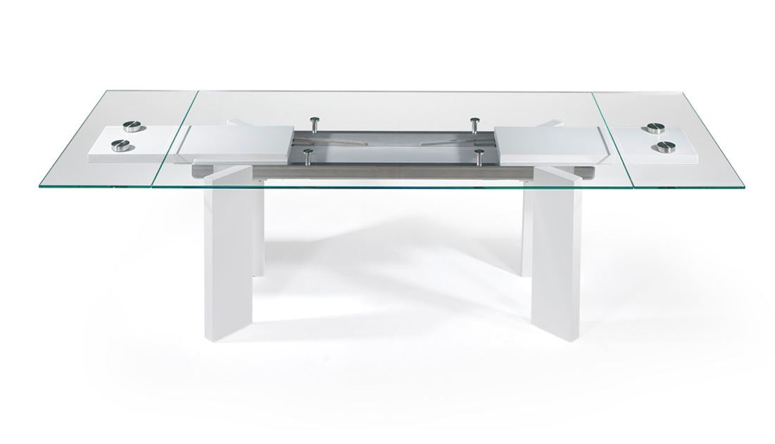 Uranio Extendable White Dining Table (Only 1)