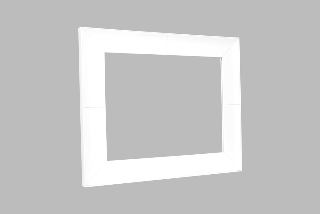 Lyon Rectangle White Mirror