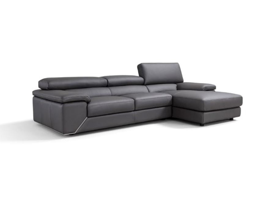 Lecco Leather Sectional Sofa