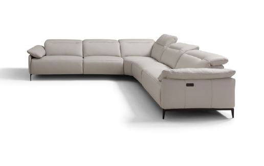 Varenna Leather Motion Sectional Sofa
