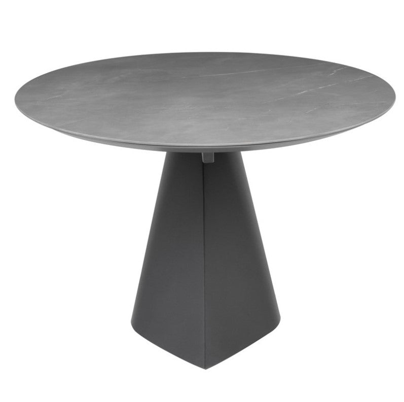 Oblo Grey Oval dining table