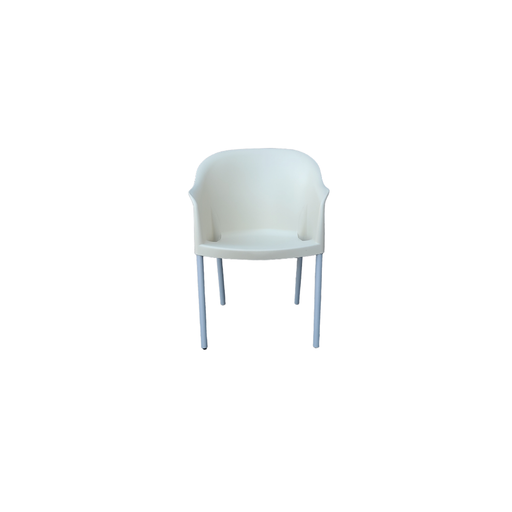 Plastium Outdoor Greige Armchair (set of 4)
