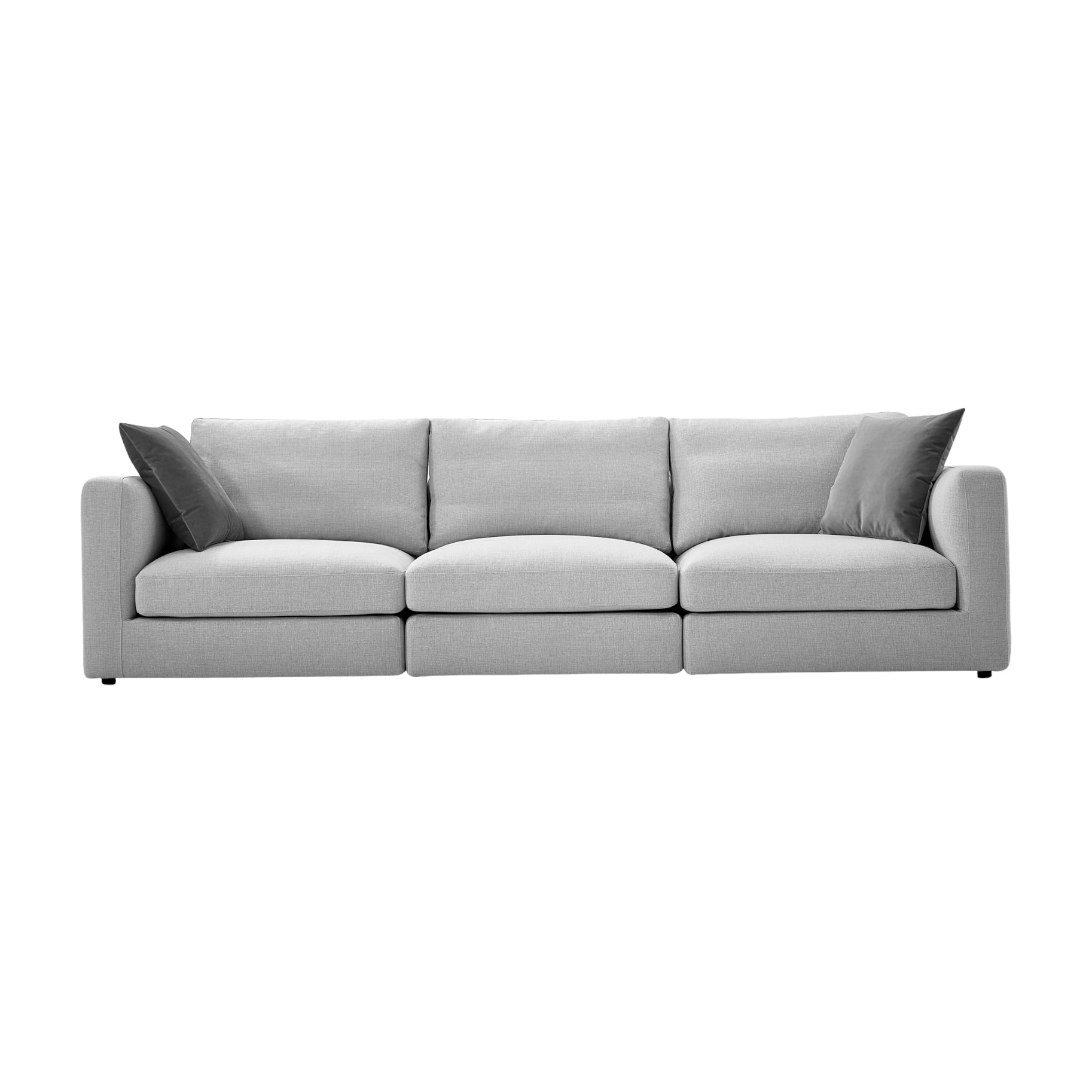 Grove Light Grey Fabric Sofa